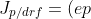 J_{p/drf}=(ep)v_{dp}